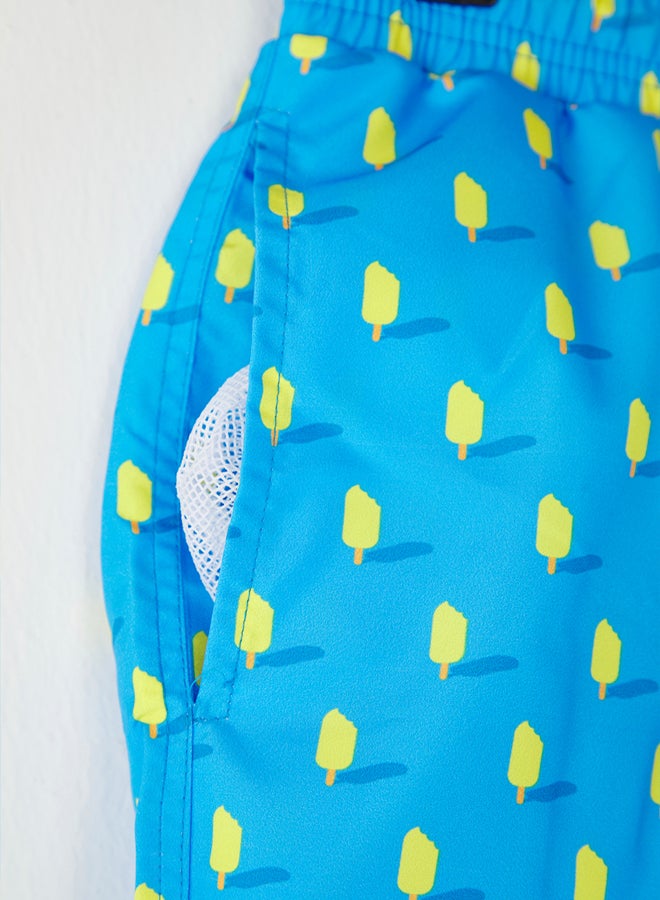 trendyol Blue Standard Swim Shorts  - Image 4