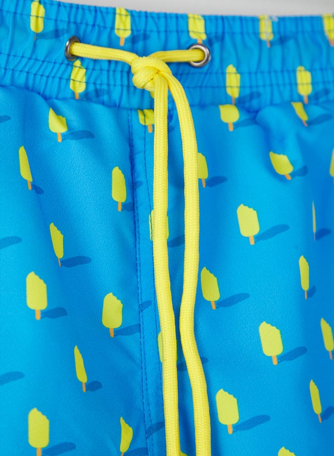 trendyol Blue Standard Swim Shorts  - Image 3