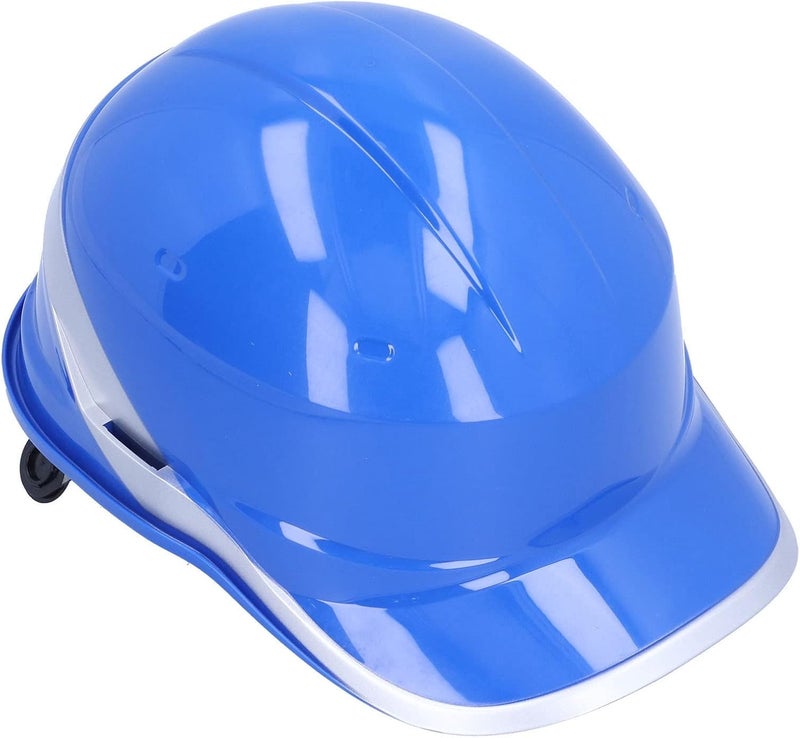klarako Blue Safety Hard Hat, Protective Equipment with Full Brim, Adjustable Helmet with Reflective Stripe for Construction, Port, Mine - Image 1