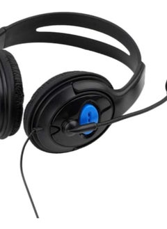 Generic Headphone Wired Headset With Microphone Stereo For PlayStation 4 PS4 Black  - Image 5