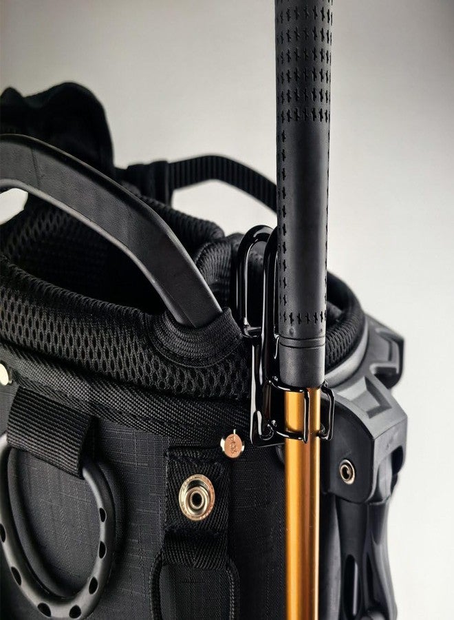 BUMOVE Golf Putter Holder, BUMOVE Club Clip for Golf Bag - Metal Material, Easy to Install, Avoiding the Need to Rummage Through Bags to Find Golf Clubs During Competitions (1, Black) - Image 3