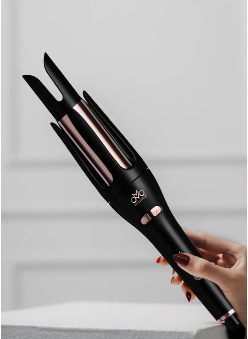 Mulliner Fast Heating Up Automatic Rotating Hair Curler Wand 32mm for Curls Waves with 3 Adjustable Temperature ML-8014 - Image 1