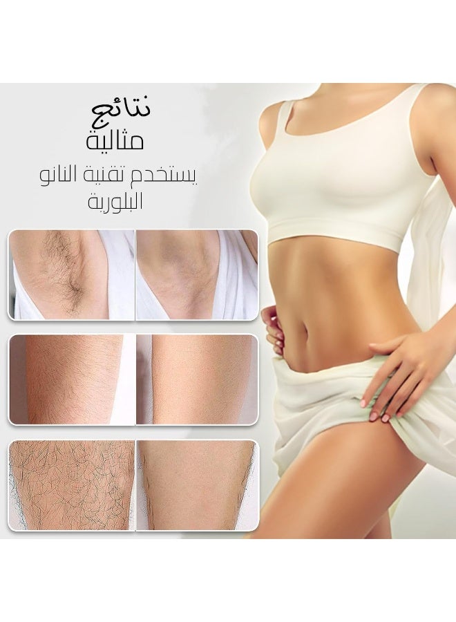 ممحاة الشعر الكريستالية - أداة إزالة الشعر والتقشير غير المؤلمة القابلة لإعادة الاستخدام (متعددة الألوان) - Image 4