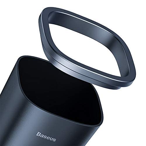 Baseus Car Dust Bin Small Dust-Free Vehicle Mounted Trash Can for Car Office Desktop Study with 90 Garbage Bags, Capacity: 800ml (Black), Plastic, Open-Top - Image 4