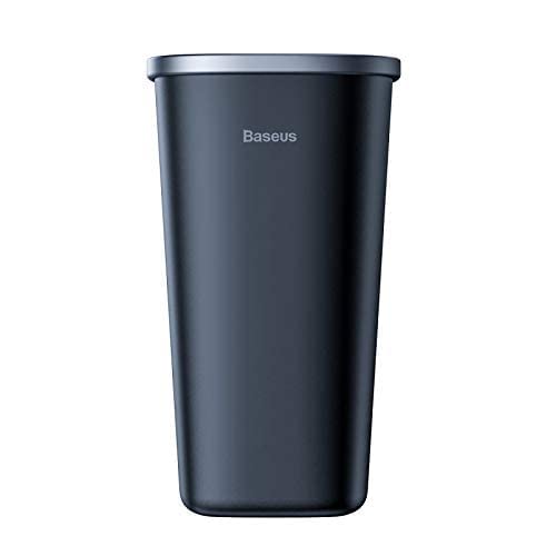 Baseus Car Dust Bin Small Dust-Free Vehicle Mounted Trash Can for Car Office Desktop Study with 90 Garbage Bags, Capacity: 800ml (Black), Plastic, Open-Top - Image 2