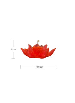 TED TECH Set of 8 Lotus Diya Water Sensor Diya Pani Diya Kamal Diya Led Lotus Diya Diya Lights Diwali Diya  - Image 4