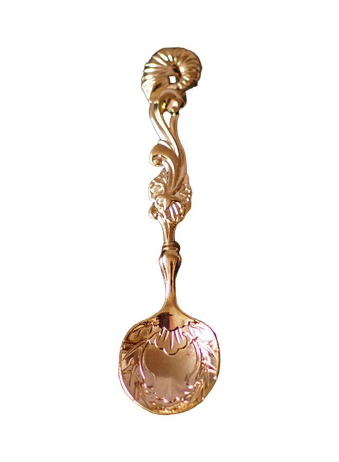 Loquat Conch Coffee Spoon Gold 10.5x2.5centimeter
