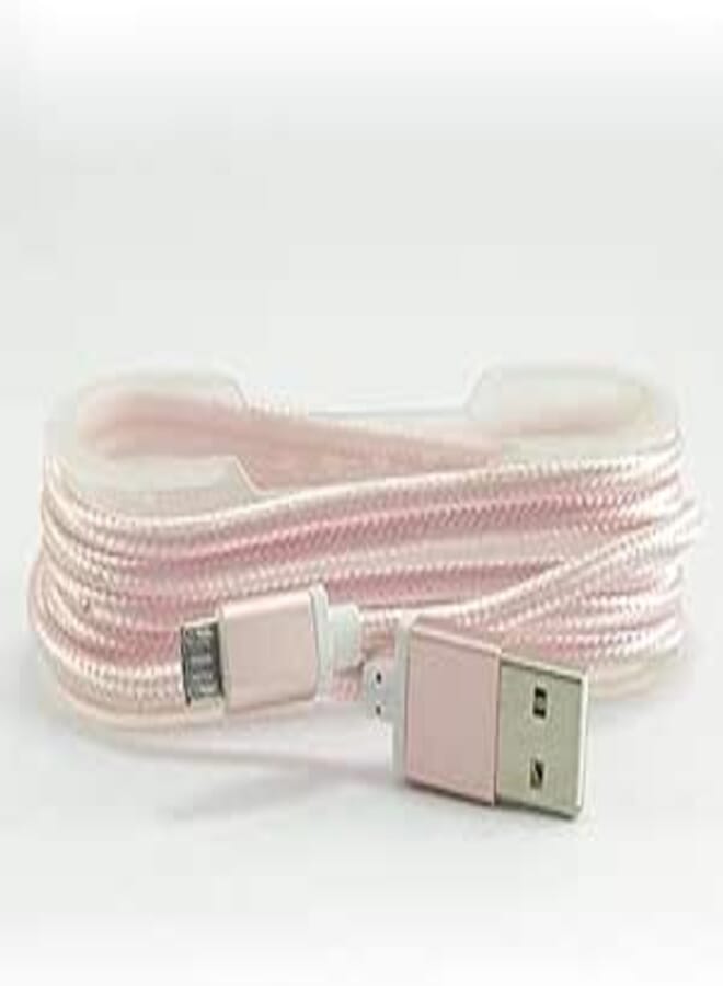 OR USB cable bone for samsung 1 meter color pink