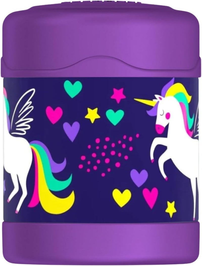 THERMOS FUNTAINER STAINLESS STEEL KIDS UNICORN JAR 290ML, F30024UGW, INSULATED FOOD JAR, LUNCH BOX, STORAGE CONTAINER, THERMAL FLASK FOR TRAVEL - Image 1