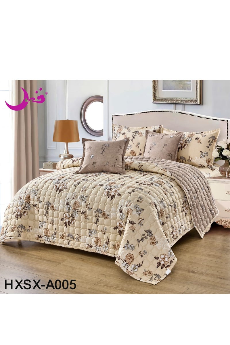 Moon Comforter Set For Two People 6 Piece Bedspread Polyester King Size 250x230Cm