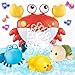VConejo Baby Bath Toys for Toddlers Crab Bath Bubble Maker with 12 Songs 3 Pack Windup Pool Toys for Kid Bathtub Toys As Birthday Gift for Boys Girls - Image 2