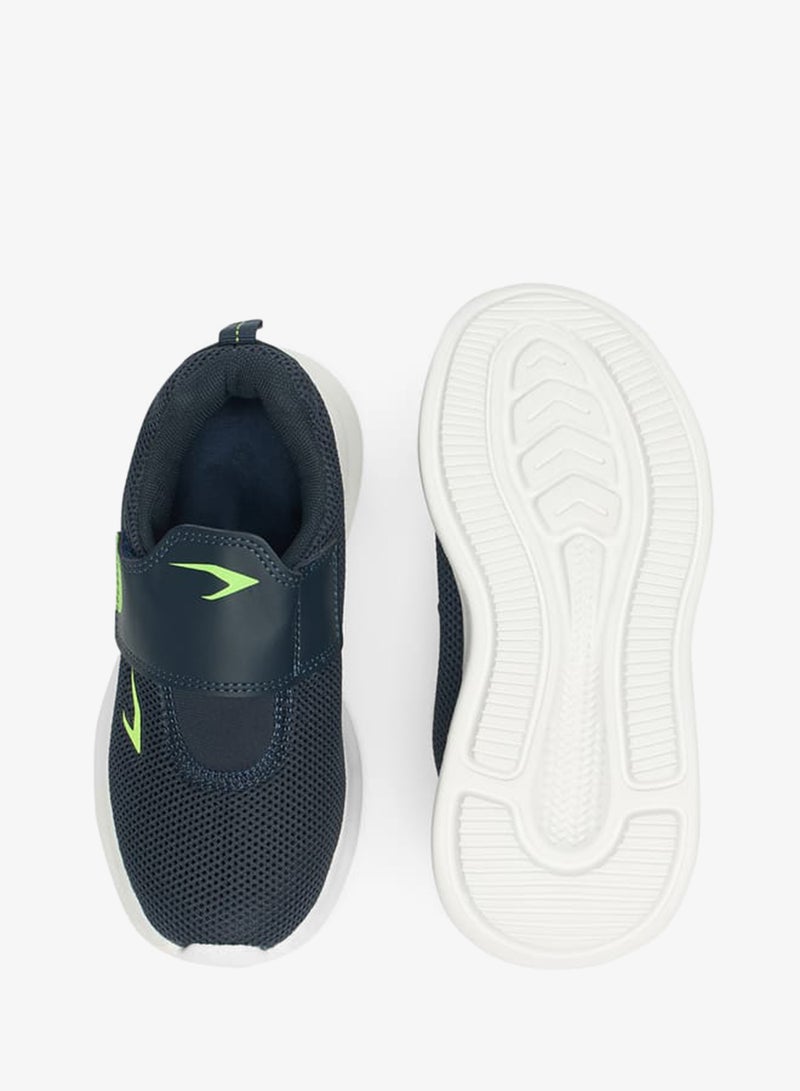 Dash Boys Textured Sports Shoes with Hook and Loop Closure - Image 5