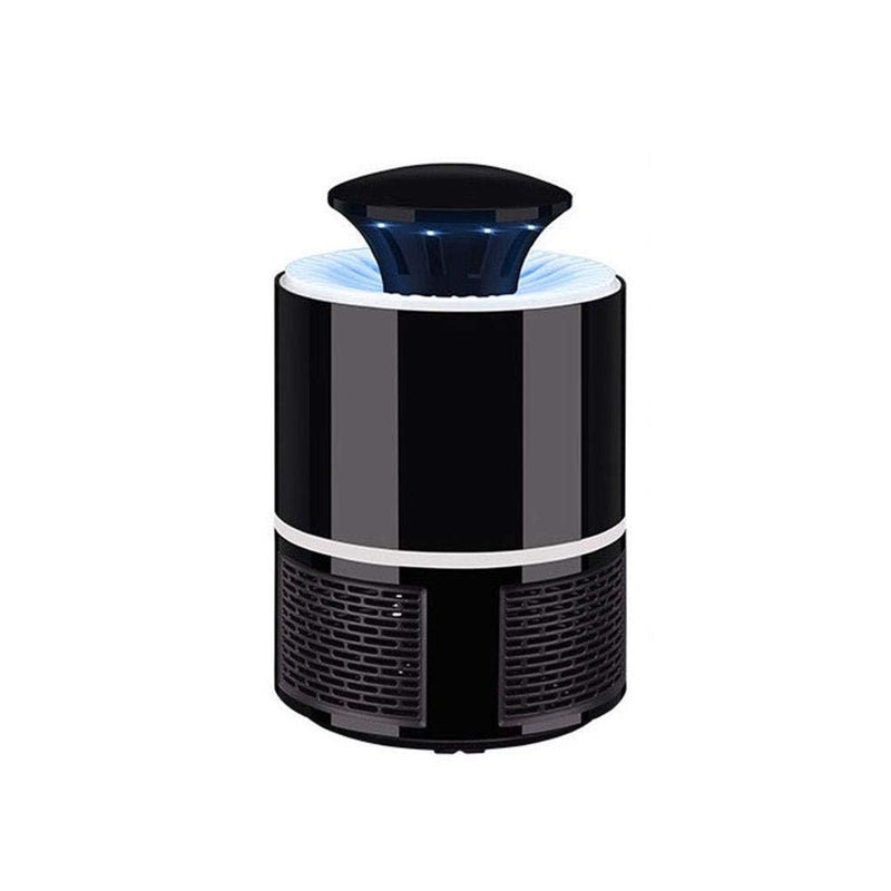 Orlenic Electric Bug Zapper Mosquito Killer Lamp, USB Powered Indoor and Outdoor Insect Trap, Safe Non-Toxic Mosquito Light with No Noise, Portable USB Mosquito Repellent Lamp, Black - Image 1