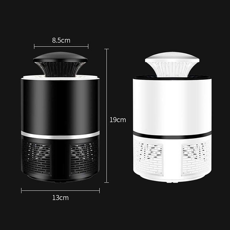 Orlenic Electric Bug Zapper Mosquito Killer Lamp, USB Powered Indoor and Outdoor Insect Trap, Safe Non-Toxic Mosquito Light with No Noise, Portable USB Mosquito Repellent Lamp, Black - Image 3