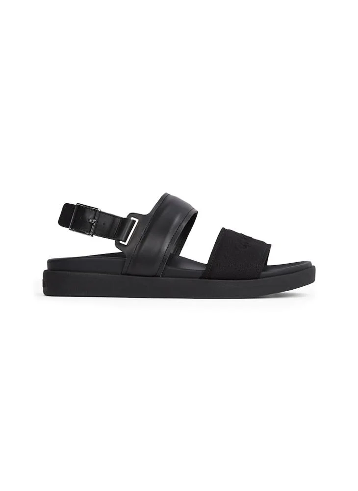 CALVIN KLEIN BACK STRAP SANDALS WITH BUCKLE