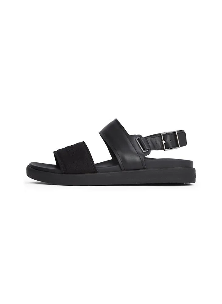 CALVIN KLEIN BACK STRAP SANDALS WITH BUCKLE