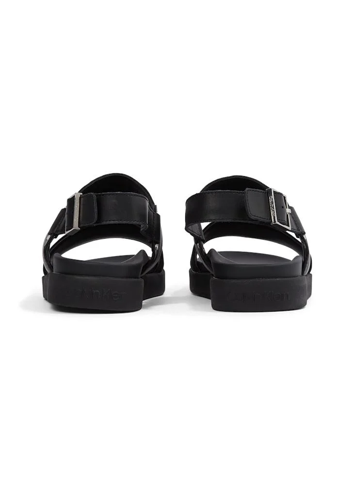 CALVIN KLEIN BACK STRAP SANDALS WITH BUCKLE