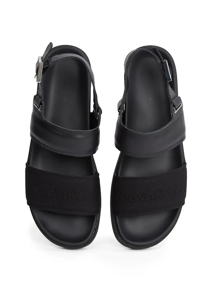 CALVIN KLEIN BACK STRAP SANDALS WITH BUCKLE