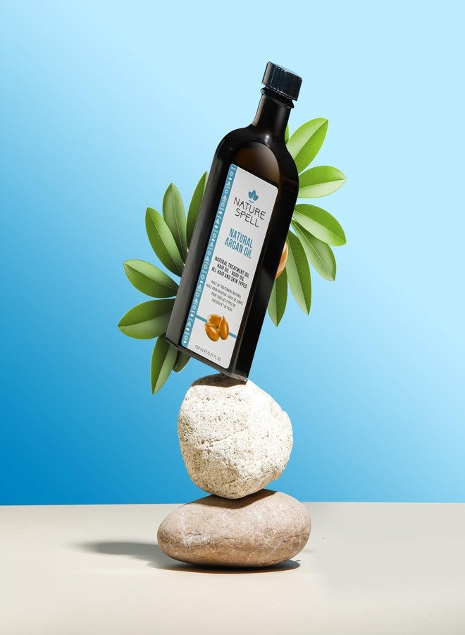 Nature Spell زيت الأركان من ناتشر سبيل للشعر والجسم، يستهدف الأطراف المتقصفة ويقلل من ظهور الندوب، 5.07 أونصة سائلة - Image 4