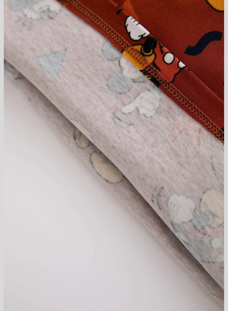 DeFacto 2 Pack BabyBoy Disney Mickey & Minnie Licenced Regular Fit Bike Neck Pyjamas