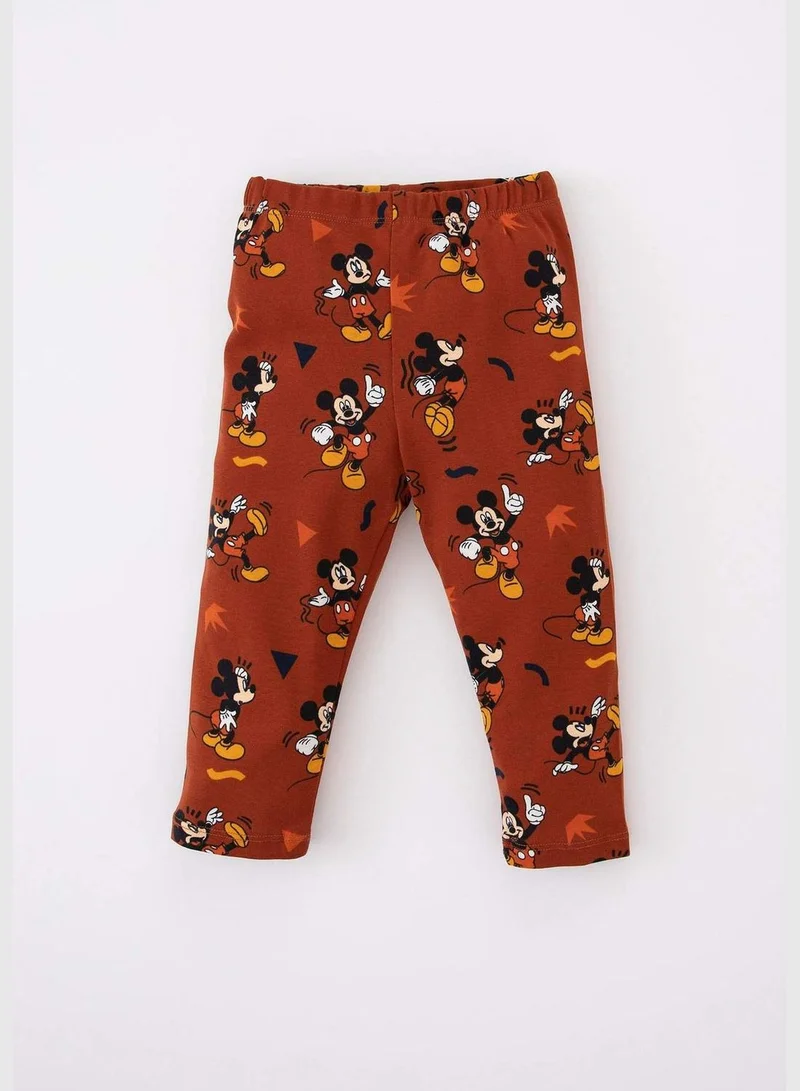 DeFacto 2 Pack BabyBoy Disney Mickey & Minnie Licenced Regular Fit Bike Neck Pyjamas
