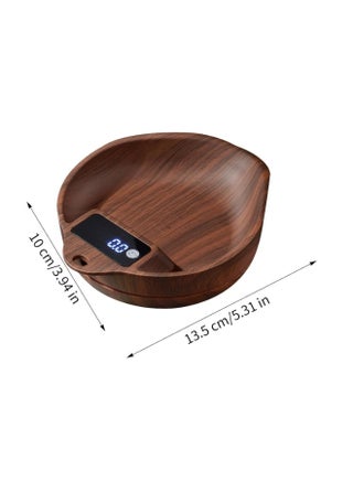 Electronic Coffee Scale - 1inch 0.1g Precision Rechargeable Food Measuring Tool for Coffee Lovers, Kitchen Accuracy with Timer Function, Weighing Device for Apartment Counter Cafe, Black, Gift Box - view 2