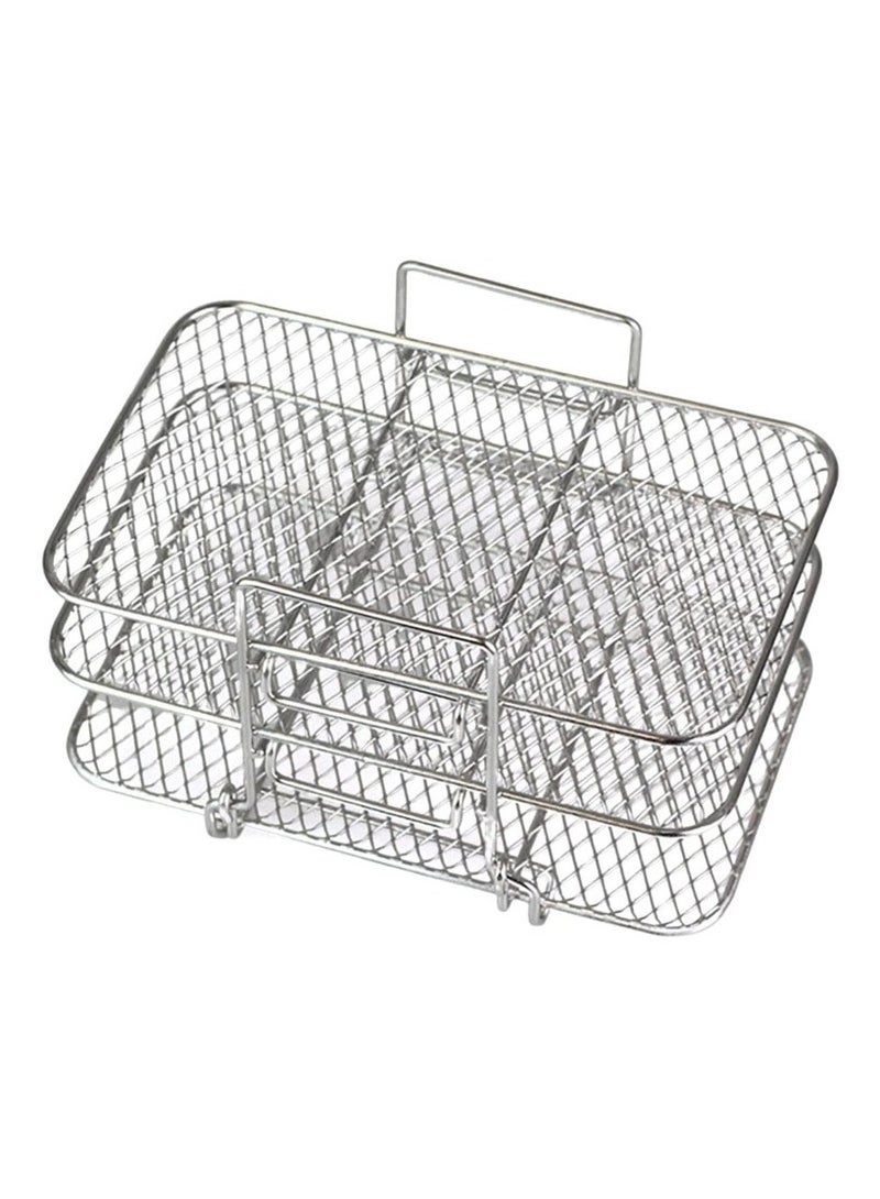 general Air fryer accessories Three-tier grill steamer rack compatible with DZ201 and DZ401 air fryer stainless steel air fryer accessories - Image 3