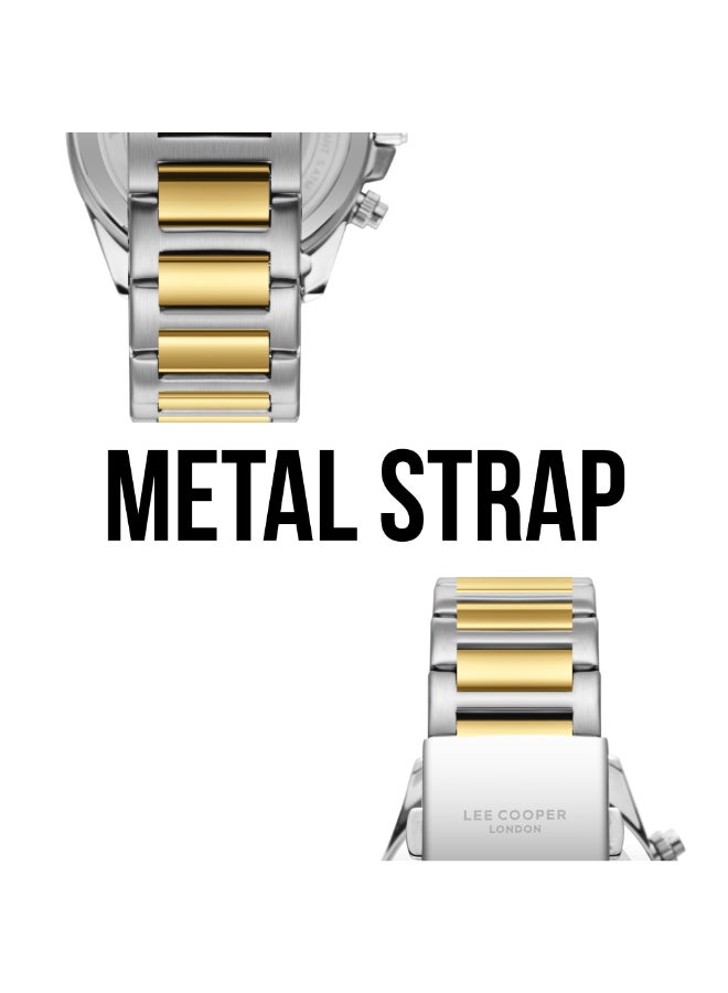 Lee Cooper Men's Metal Multi Function Watch LC08215.270 - 42 mm - Image 5