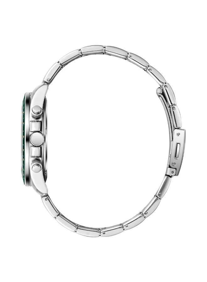Lee Cooper Dark Green Men's Metal Multi Function Watch LC08215.270 - 42 mm for Men | Best Price UAE