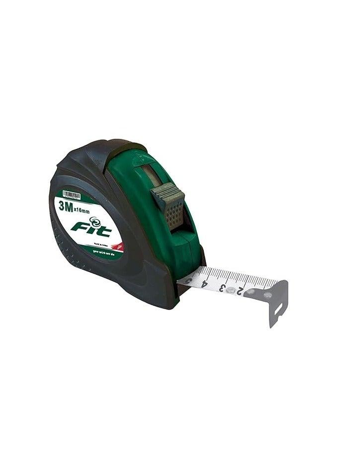 FIT 3m Tape Measure 16mm Wide Economy FIT 49070030
