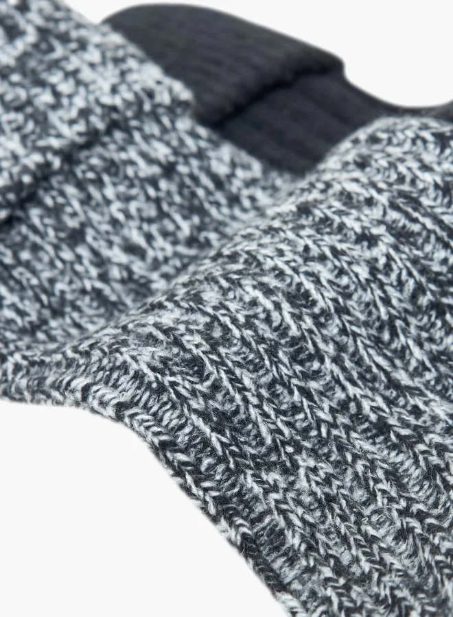 Celeste Textured Crew Length Socks - Set of 2