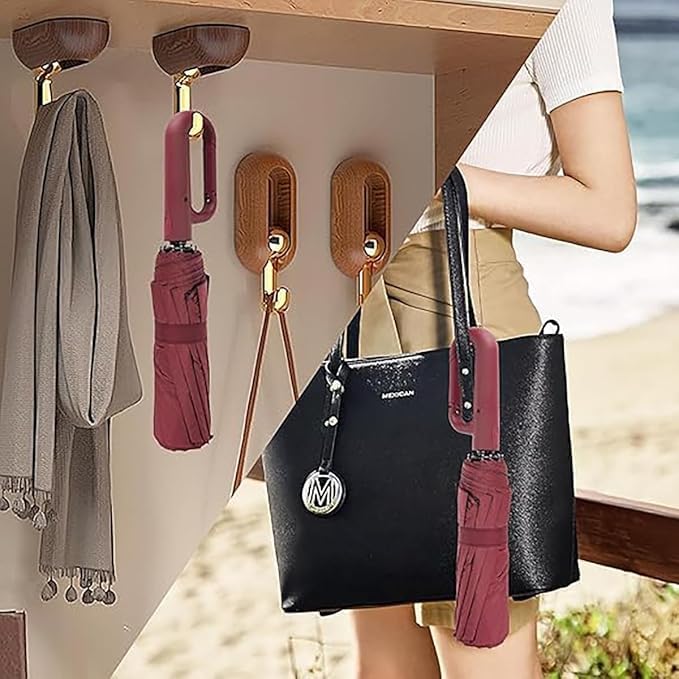 Brand Conquer مظلة أوتوماتيكية مفتوحة للسفر مع فتحة للرياح، مظلة كبيرة الحجم للرجال والفتيات، مظلات للمطر، مظلة مقاومة للرياح كبيرة للرجال والنساء - Image 3