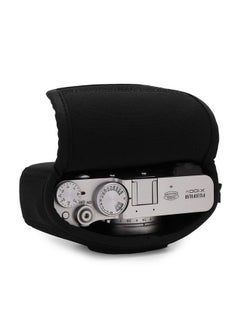 MegaGear Mg1896 Ultra Light Neoprene Camera Case Compatible With Fujifilm X100V Black Pu Leather  - Image 4