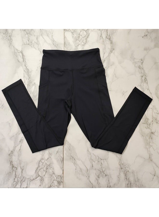 عام أسود الصالة الرياضية طماق النساء اليوغا السراويل تشغيل اللياقة البدنية يغطي الرجل - Image 2