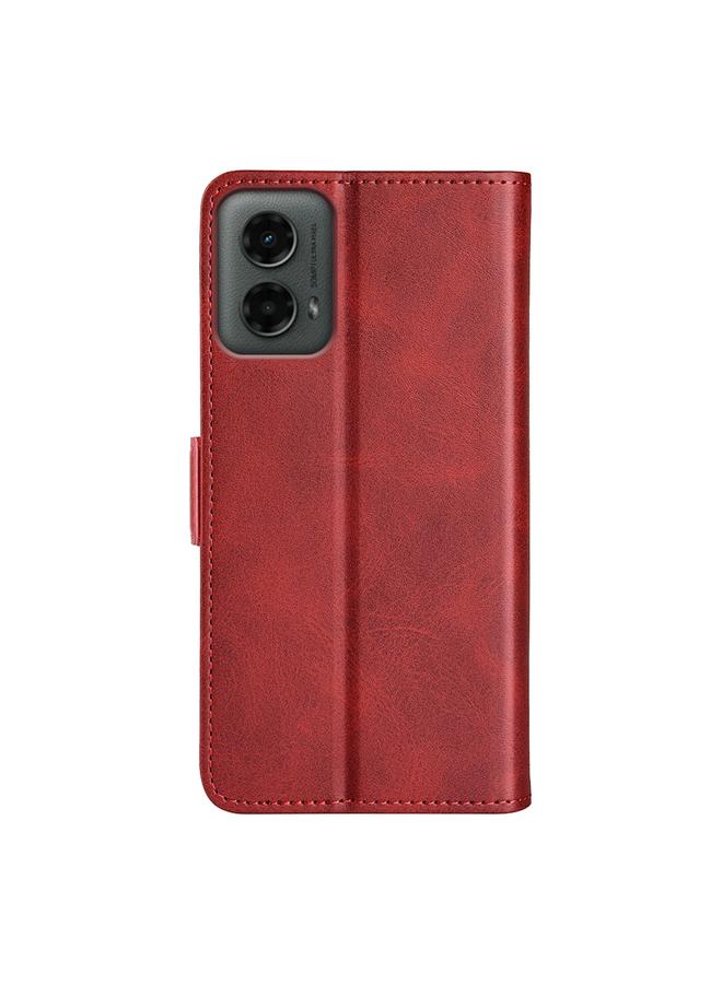 S-TOP Case For Motorola Moto G 5G 2024 Dual-side Magnetic Buckle Horizontal Flip Leather Phone Case - Image 3