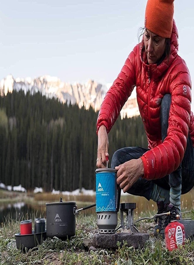 إم اس أر طقم مكبس قهوة MSR WindBurner، سعة 1.8 لتر، أحمر - Image 3