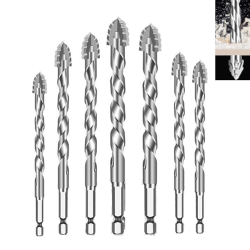 Serplex® 10Pcs Wood Countersink Drill Bit Set, with 5Pcs Extra Pilot Drill Bit, 5/16" Round Shank, Hex Key Wrench, Counter Sinker for Woodworking, 5 Sizes 2.8X10, 3.0X10, 3.2X10, 3.5X10, 4.0X10 - Image 1
