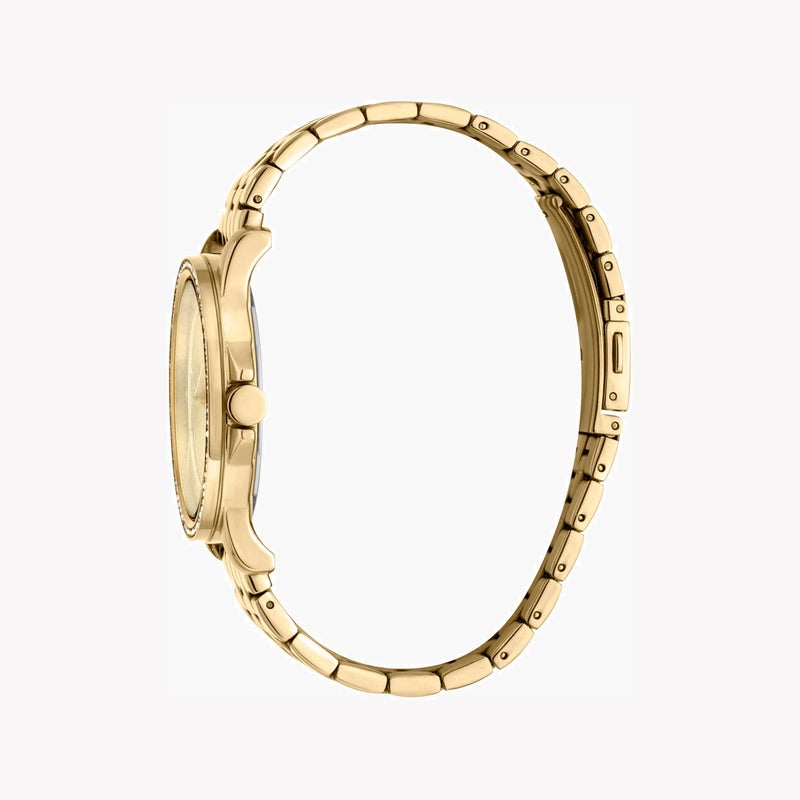 ESPRIT Women's Gold Stainless Steel Watch, Silver Dial|ES1L144M2045 - Image 3