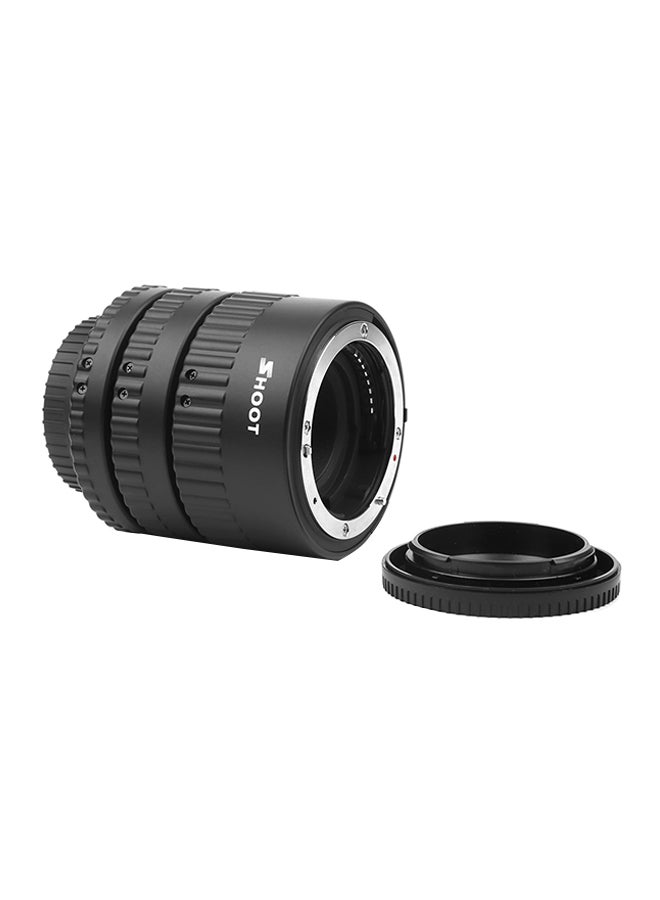 NIBEMINENT Auto Extension Tube Rings 9.8 x 7.4cm Black - Image 1
