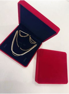 SYNSYB SYNSYB Elegant 14K Gold Plated Layered Necklace Set for Women - Includes Tennis, Link, and Twisted Chains with Toggle Clasp - Perfect for All Occasions With Luxury Gift Box  - Image 2