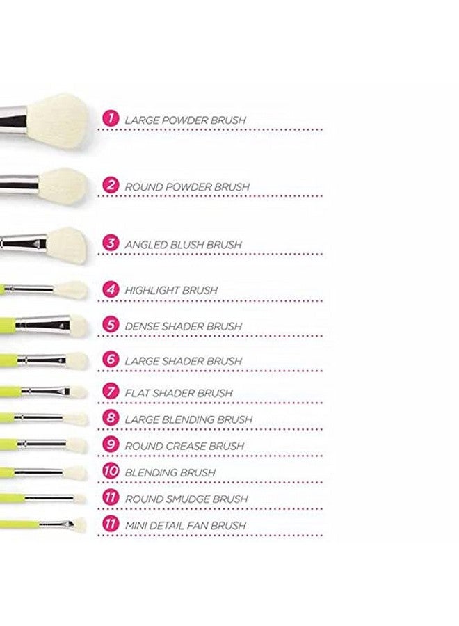 BH STUDIO PRO Makeup Brush set, Colour Festival 12-Piece Brush Set - Image 3