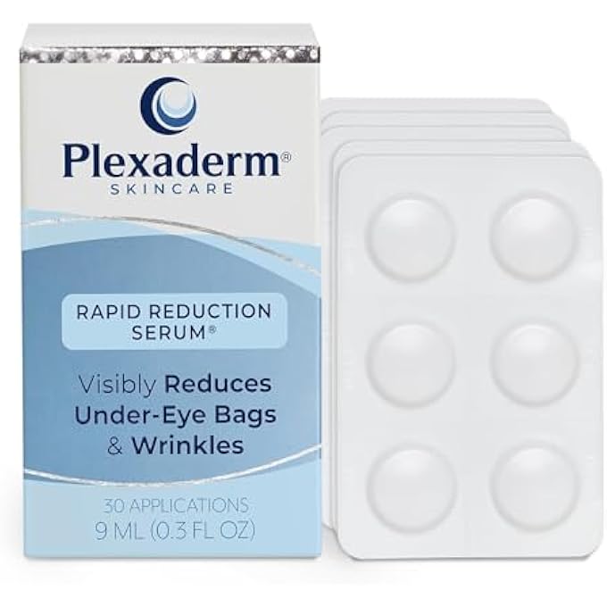 Plexaderm Rapid Reduction Eye Serum Pods - Advanced Formula - Anti Aging Serum Visibly Reduces Under Eye Bags, Wrinkles, Dark Circles, Fine Lines & Crow's Feet Instantly - Image 1