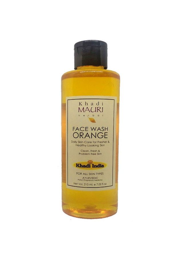 Khadi MAURI غسول وجه برتقالى عبوة 1 غسول وجه (210 مل) - Image 1