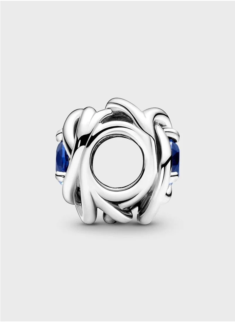 PANDORA Silver Blue Eternity Circle Charm for Women | Best Price UAE