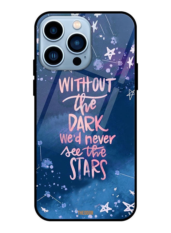 Theodor Protective Tempered Glass Case Cover For Apple iPhone 13 Pro Never See The Stars - Image 1