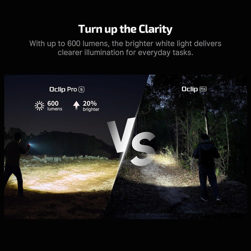 OLIGHT Oclip Pro S 600 Lumens Clip-on Torch with UV Light and Magnetic Base - Image 4
