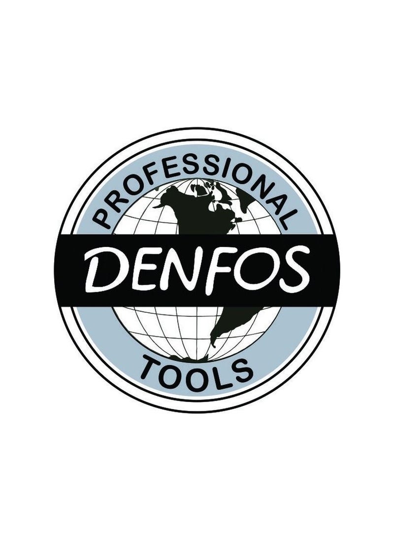 DENFOS - 12 Piece Double Offset Ring End Spanner Set - Metric Sizes 6-32mm - High Strength Cr-V Sand Blown Steel Wrench with Roll Bag - Image 1