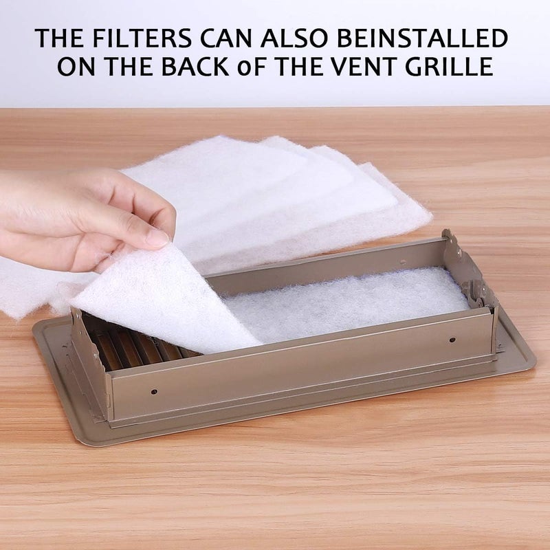 Complete Air Vent Filters Kit - 98" x 18" Electrostatic Media with Installation Tape - Image 3