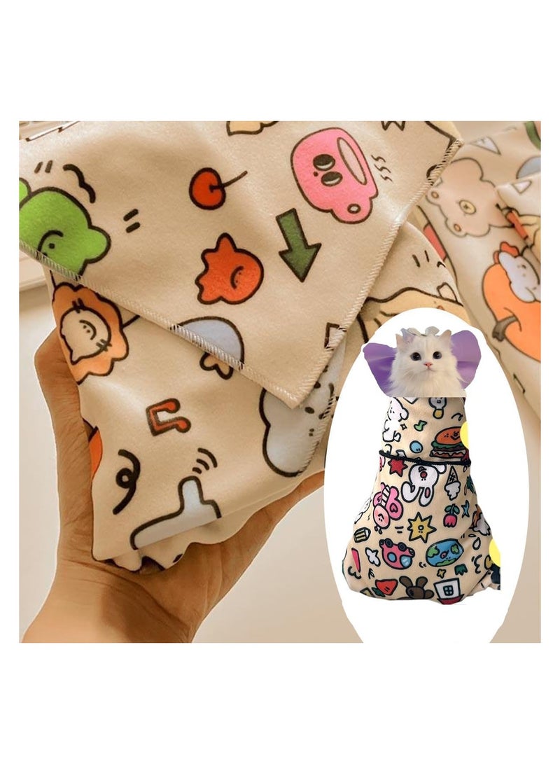 Cat Grooming Wrap Anti-Scratch Adjustable Grooming Bag for Cats | Perfect for Nail Clipping, Ear Cleaning, and Teeth Brushing - Image 3