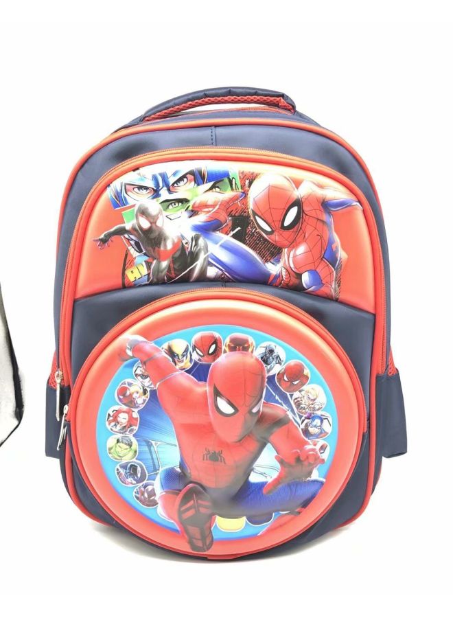 Primary School Student Backpack Male Kidsren's Schoolbag Female 1-6 Grade Cartoon Schoolbag Large Capacity Burden Reduction Durable-Color:Batman - Image 4
